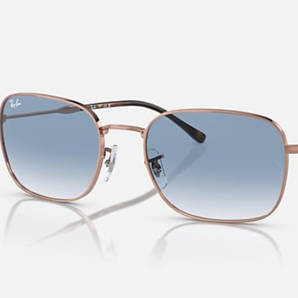 Ray-Ban RB3447 Round Sunglasses Arista Gold G-15 Green 50-21